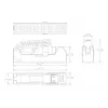 Techly IWP-KIT-C6U90 Keystone-module