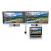 Techly IADAP USBC-HDMI2T4K Videokabel-adapter 0,15 m USB Type-C 2 x HDMI zwart