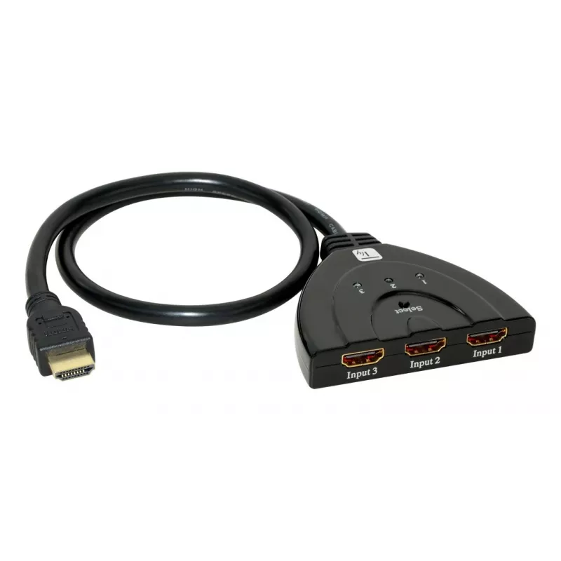 Techly IDATA HDMI-3F8K Videoschakelaar