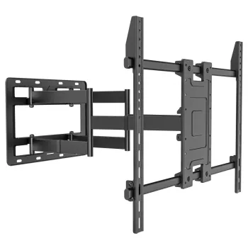 Techly Muurbeugel voor 55-100 inch Full-Motion LED-LCD-tv, 300 x 300 mm, 900 x 600 mm, 0 - 7°, 120°, Staal, Zwart