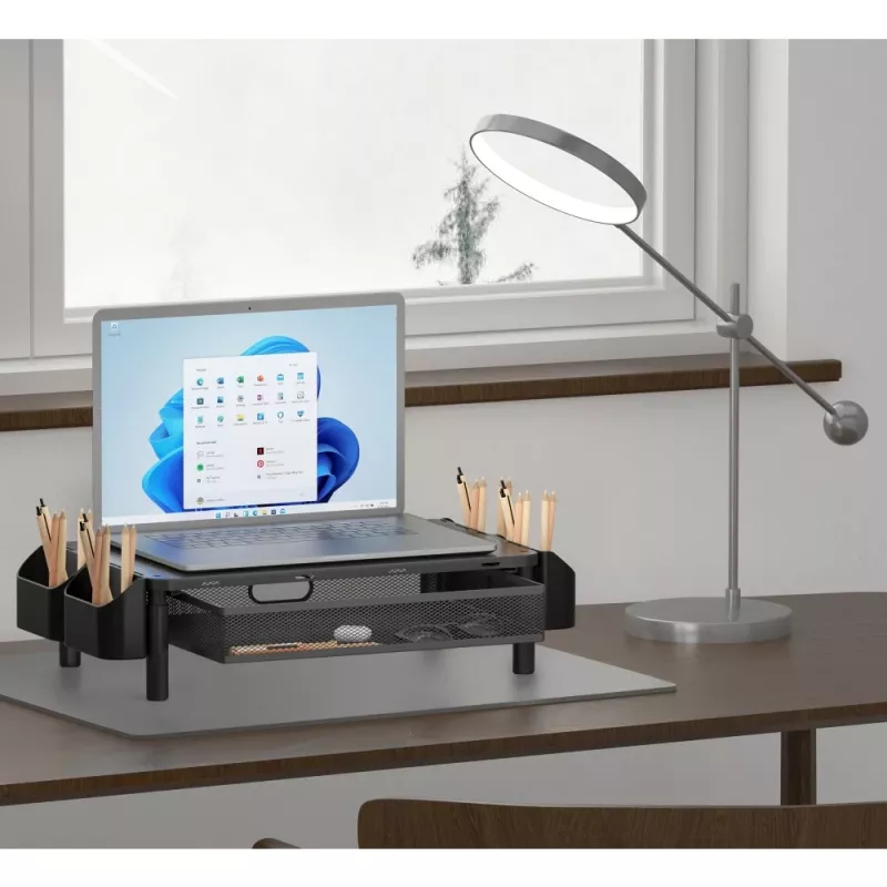 Techly ICA-MS 114 Monitorstandaard/-beugel Zwart