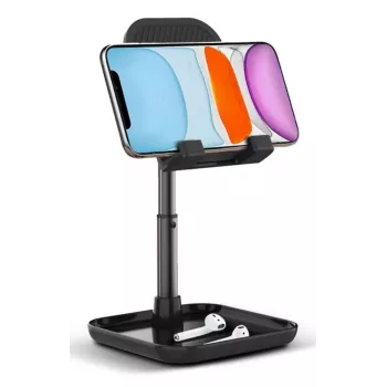 Techly I-SMART-STAND13 Houder Passieve houder Mobiele telefoon/smartphone, Tablet/UMPC Zwart