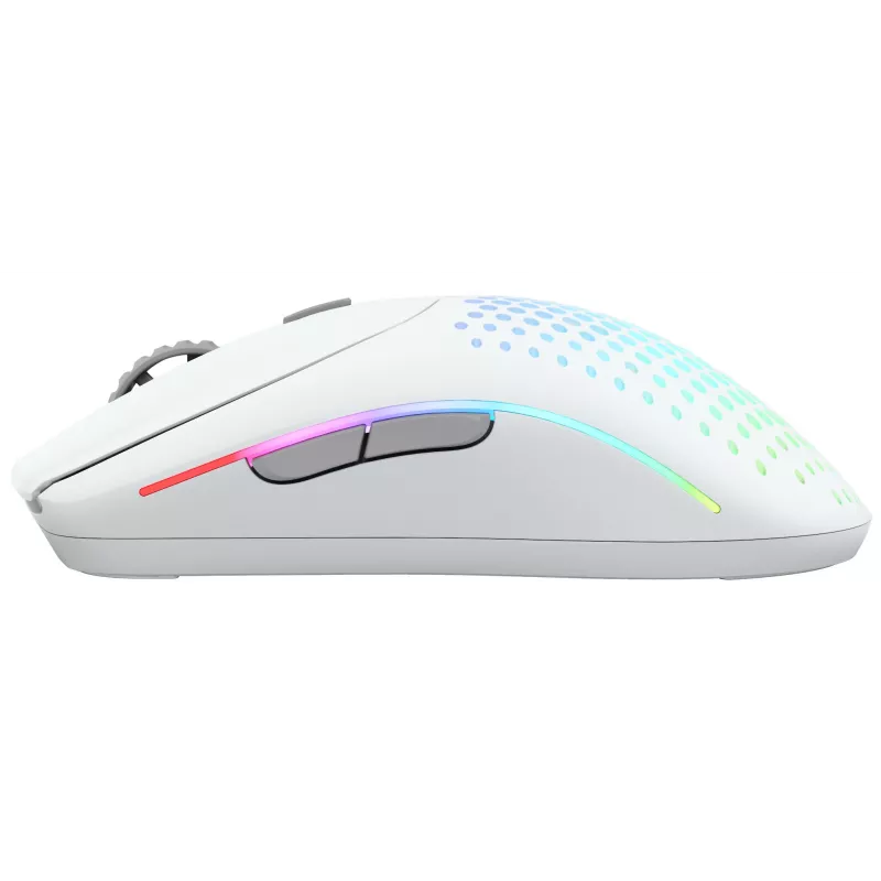 Glorious Gaming Glorious Model O Wireless 2 – matwit, rechtshandig, laser, RF draadloos + USB Type-C, 26000 DPI, 1 ms, wit