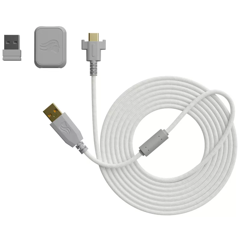 Glorious Gaming Glorious Model O Wireless 2 – matwit, rechtshandig, laser, RF draadloos + USB Type-C, 26000 DPI, 1 ms, wit