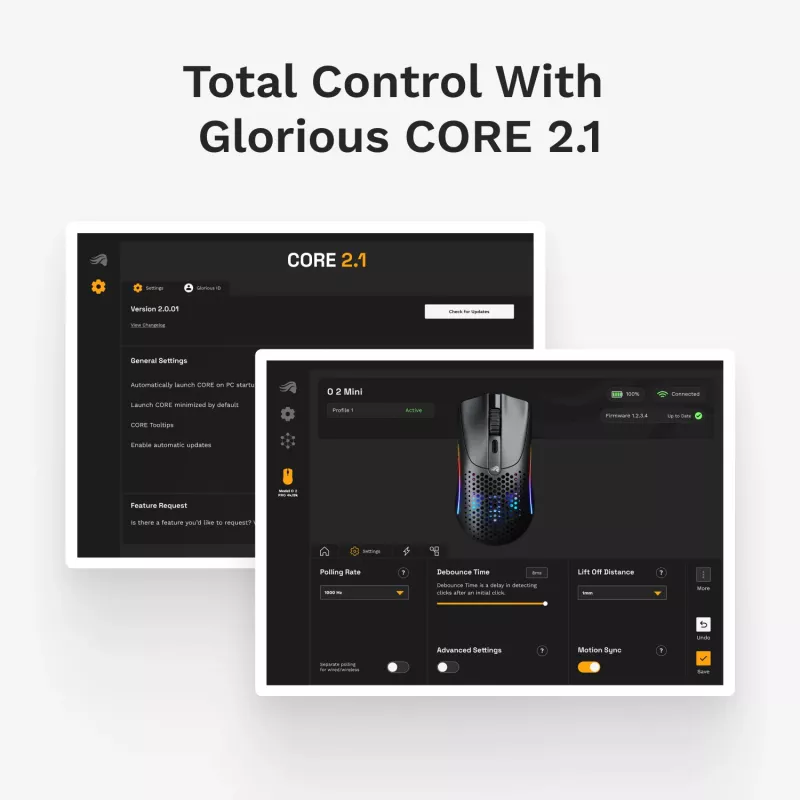 Glorious Gaming Glorious Model O 2 Mini Wireless - matzwart