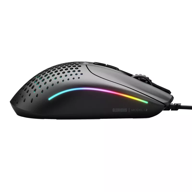 Glorious Gaming Glorious Model IV2 Wired - zwart, rechtshandig, optisch, USB Type-A, 26000 DPI, zwart