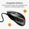 Glorious Gaming Glorious Model IV2 Wired - zwart, rechtshandig, optisch, USB Type-A, 26000 DPI, zwart