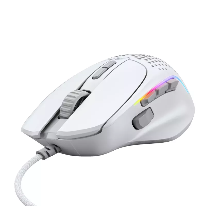 Glorious Gaming Glorious Model I2 Wired – wit, rechtshandig, optisch, USB Type-A, 26000 DPI, wit