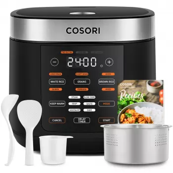 Cosori Multi-Cooker Chef Edition rijstkoker 5 L 970 W zwart, zilver