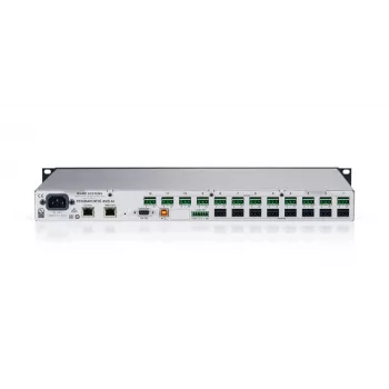 Biamp Tesira FORTÉ AVB AI, 8000 Ω, 207 Ω, zwart, metaalkleur, 1U, OLED, 20 - 20000 Hz