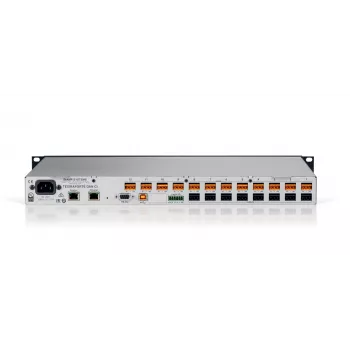 Biamp Tesira FORTÉ DAN CI, 8000 Ω, 207 Ω, zwart, metaalkleur, 1U, OLED, 20 - 20000 Hz
