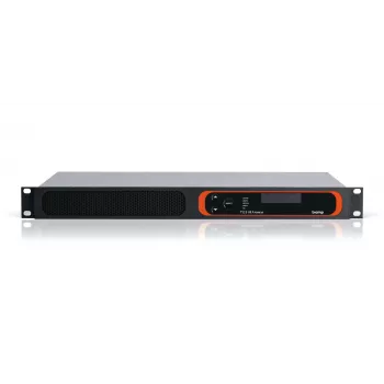 Biamp Tesira FORTÉ VT, 8000 Ω, 207 Ω, zwart, metaalkleur, 1U, OLED, 20 - 20000 Hz