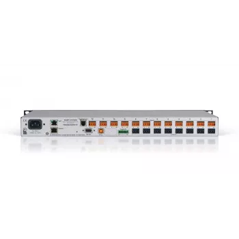 Biamp Tesira FORTÉ VT, 8000 Ω, 207 Ω, zwart, metaalkleur, 1U, OLED, 20 - 20000 Hz