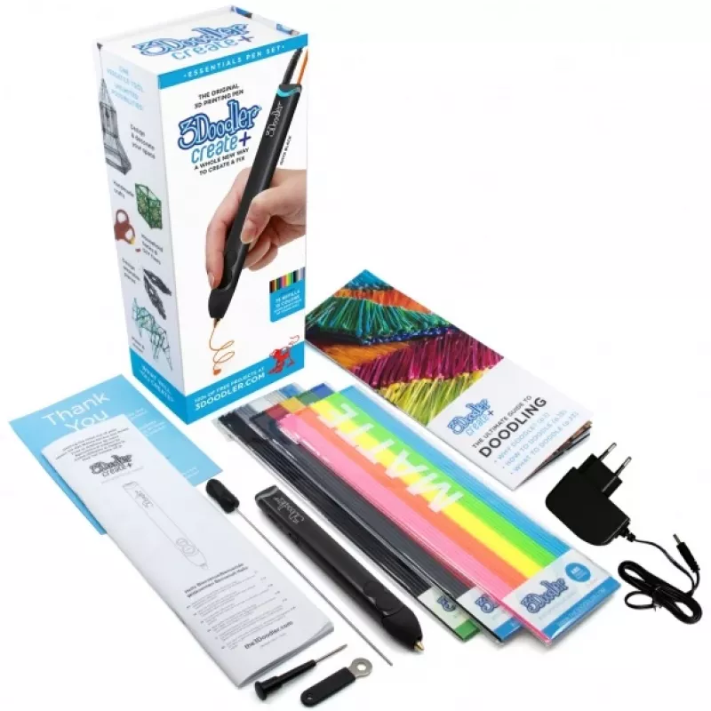 3Doodler FILAMENT 75 STUK ABS 3 KLEUREN AB-MONO-75 zwart, zilver, wit 2 g