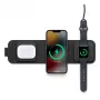 mophie 3-in-1 reisopladerset met MagSafe (2023), binnen, USB, draadloos laden, zwart