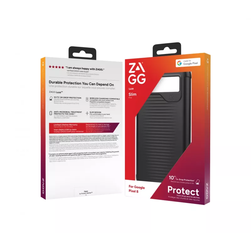 ZAGG Luxe telefoonhoes 15,8 cm (6,2 inch) Cover zwart