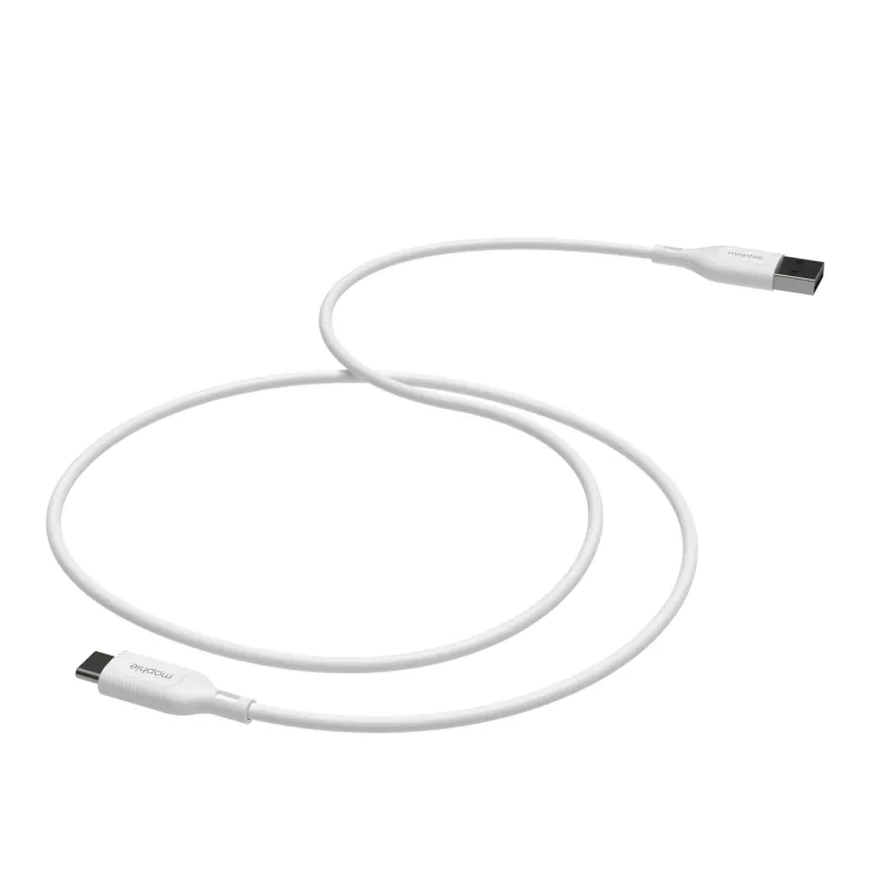 mophie essentials oplaadkabel | 1M USB-kabel USB 2.0 USB A USB C wit