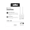 mophie essentials oplaadkabel | 1M USB-kabel USB 2.0 USB A USB C wit