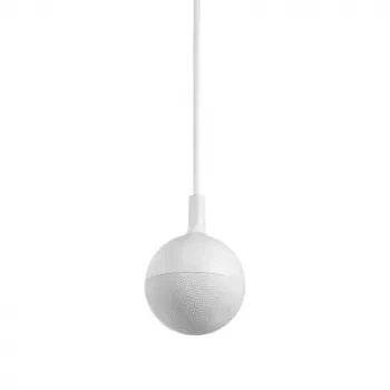 Vaddio EasyIP CeilingMIC D (wit) - Dante-versie, conferentiemicrofoon, 0,02%, bedraad, wit, plafondmontage, 4,6 m