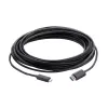 Vaddio 440-1007-008 USB-kabel USB 3.2 Gen 2 (3.1 Gen 2) 8 m USB C USB A zwart