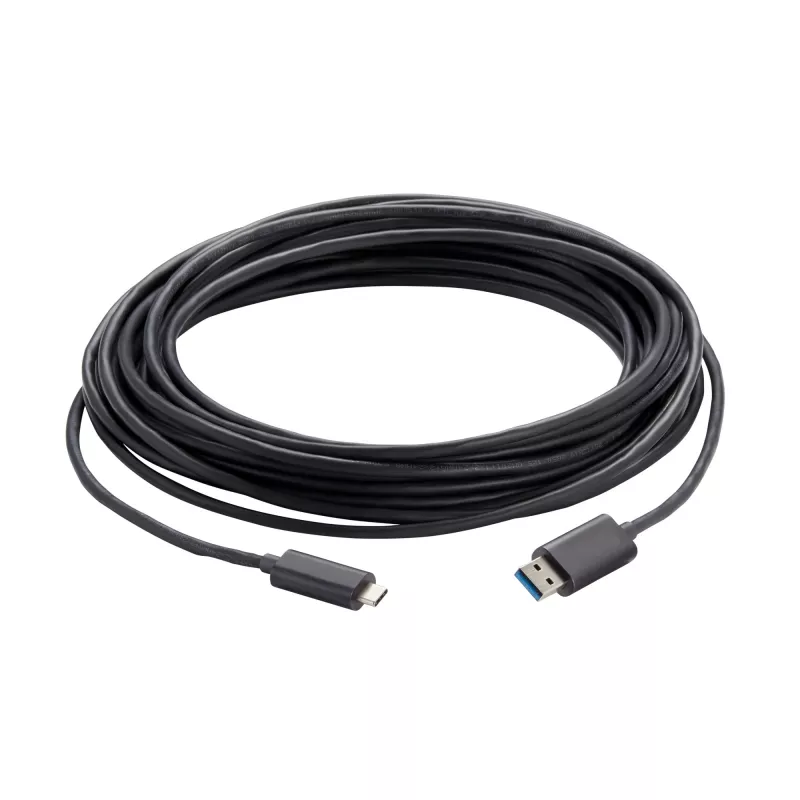 Vaddio 440-1007-008 USB-kabel USB 3.2 Gen 2 (3.1 Gen 2) 8 m USB C USB A zwart