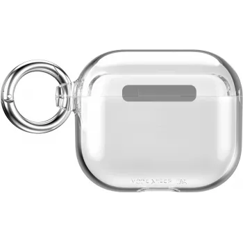 Speck Presidio Clear Apple Airpods (3e generatie) transparant, hoesje, polycarbonaat (PC), silicone, thermoplastisch polyurethaan (TPU), transparant