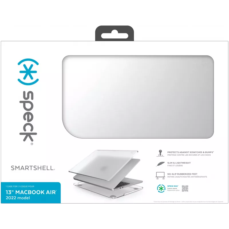 Speck SmartShell Macbook Air 13 M2 (2022) Clear, hardcase, 33 cm (13 inch)