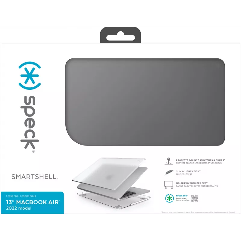 Speck SmartShell Macbook Air 13 M2 (2022) Obsidian, hardcase, 33 cm (13 inch)