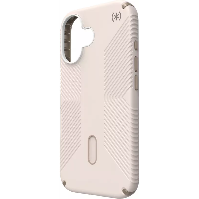 Speck Presidio2 Grip + ClickLock Apple iPhone 16 Bleached Bone – met Microban