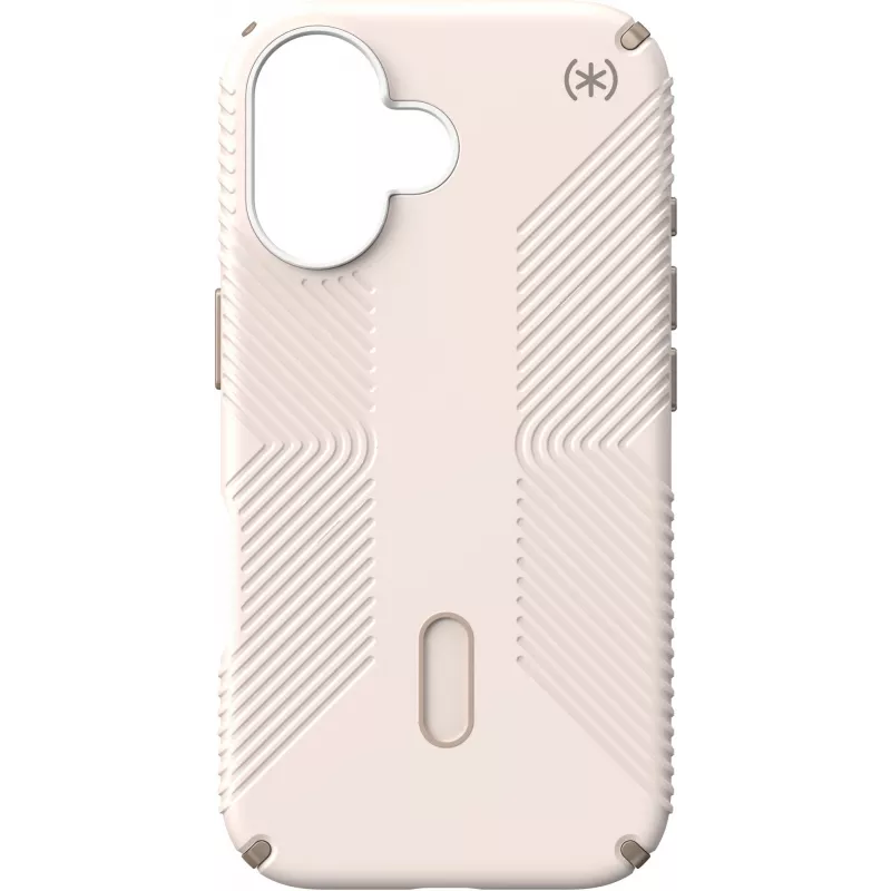 Speck Presidio2 Grip + ClickLock Apple iPhone 16 Bleached Bone – met Microban
