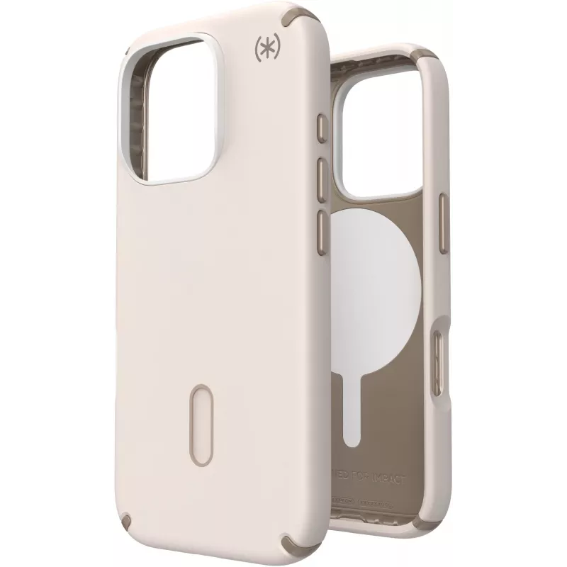 Speck Presidio2 Pro + ClickLock Apple iPhone 16 Pro Bleached Bone – met Microban-hoesje