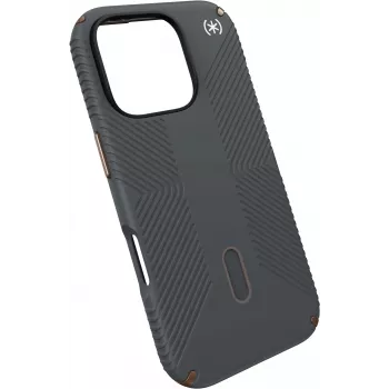 Speck Presidio2 Grip + ClickLock Apple iPhone 16 Pro Charcoal grijs - met Microban