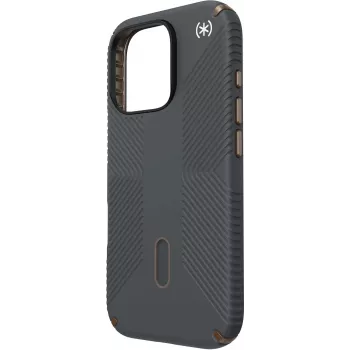 Speck Presidio2 Grip + ClickLock Apple iPhone 16 Pro Charcoal grijs - met Microban