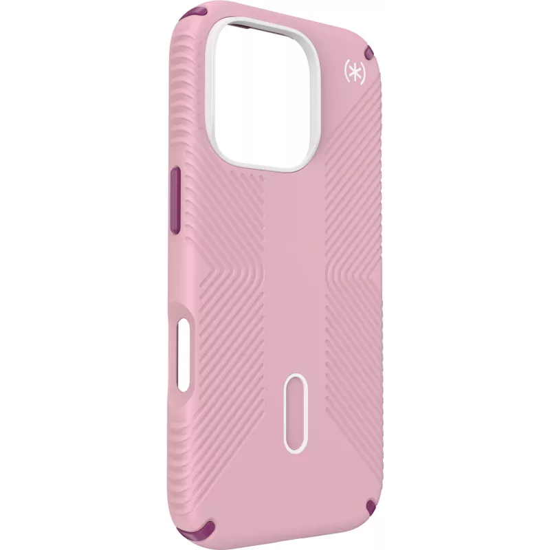 Speck Presidio2 Grip + ClickLock Apple iPhone 16 Pro Wednesday Pink – met Microban