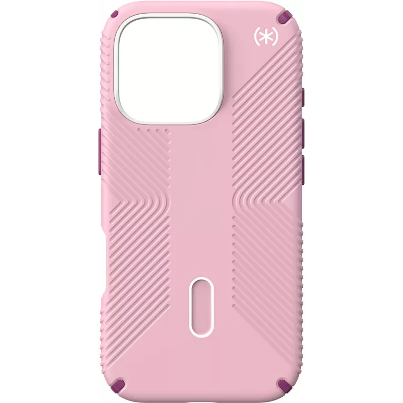 Speck Presidio2 Grip + ClickLock Apple iPhone 16 Pro Wednesday Pink – met Microban