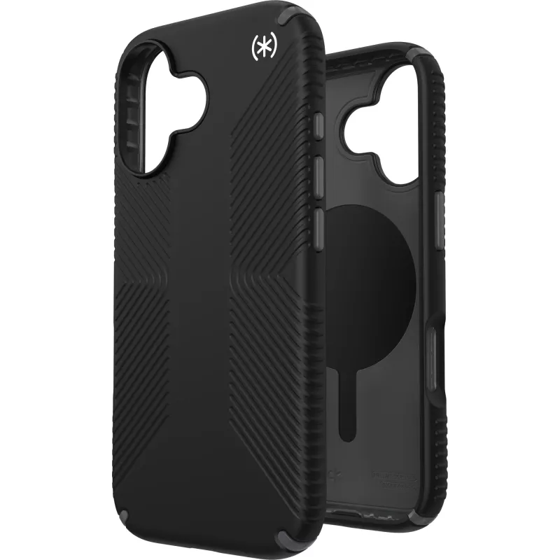 Speck Presidio2 Grip + MS Apple iPhone 17 zwart – met Microban