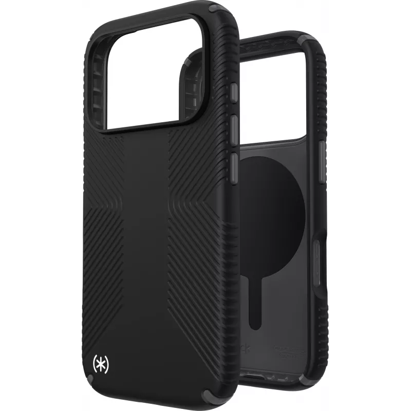 Speck Presidio2 Grip + MS Apple iPhone 17 Pro zwart – met Microban