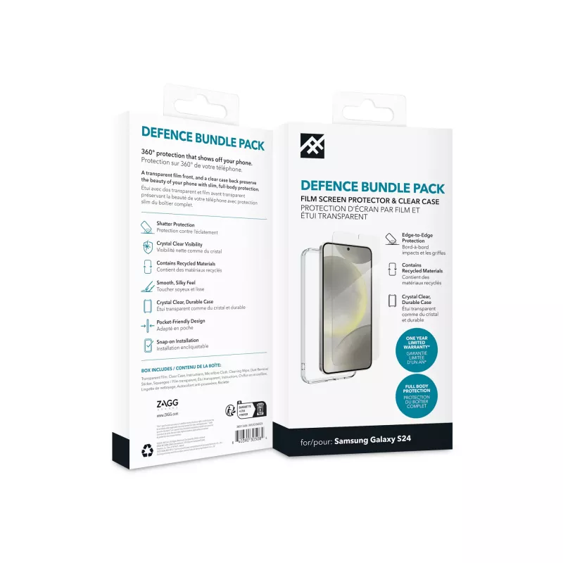 IFROGZ Defence bundel telefoonhoesje 15,8 cm (6,2 inch) cover transparant