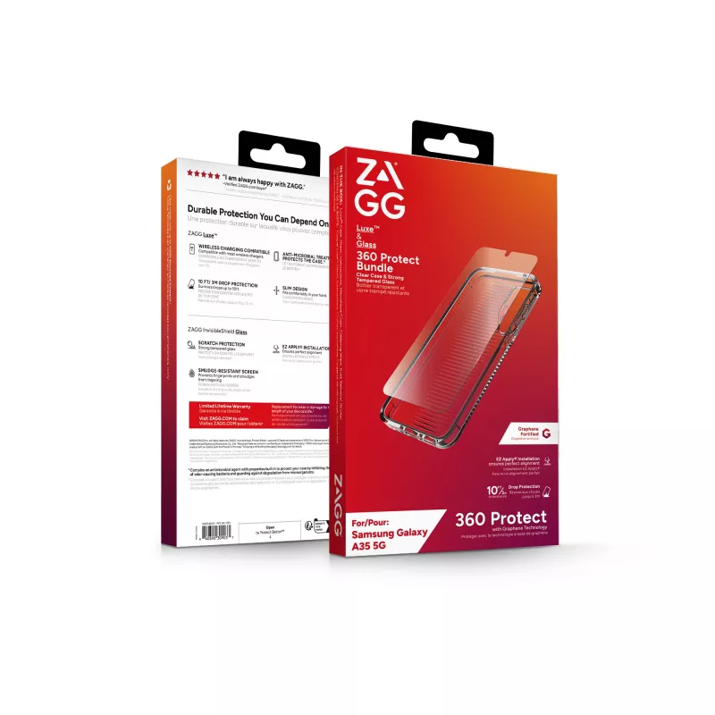 ZAGG Luxe & Glass 360 telefoonhoesje 16,8 cm (6,6 inch)