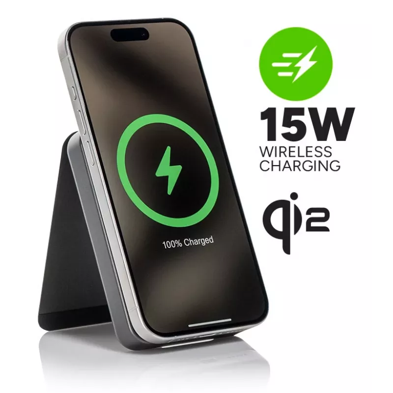 mophie Snap+ Powerstation 10000 mAh draadloos laden zwart