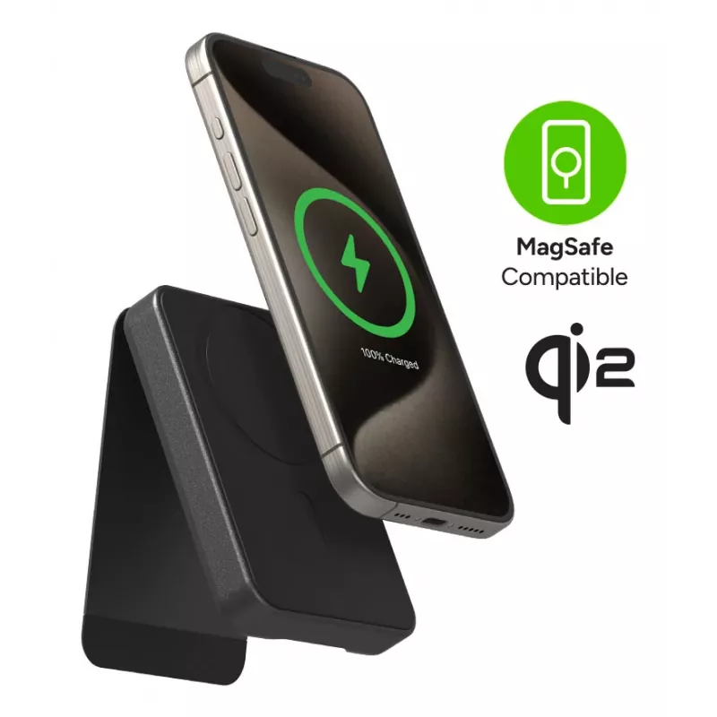 mophie Snap+ Powerstation 10000 mAh draadloos laden zwart