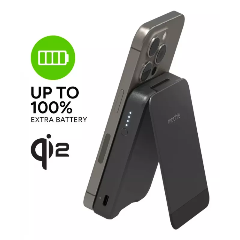 mophie Snap+ Powerstation 10000 mAh draadloos laden zwart