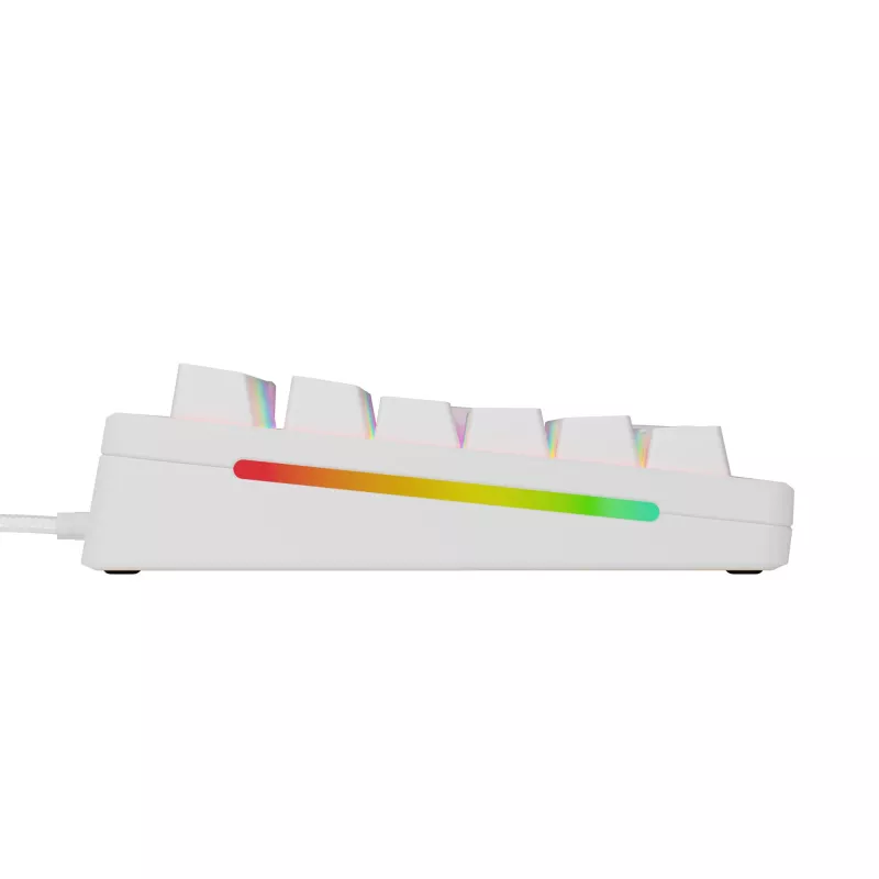 Glorious Gaming GMMK 3 100% Prebuilt bedraad wit - US, bedraad, USB, mechanisch, QWERTY, RGB LED, wit