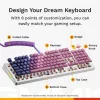 Glorious Gaming GMMK 3 100% Prebuilt bedraad wit - US, bedraad, USB, mechanisch, QWERTY, RGB LED, wit