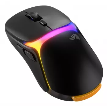 Glorious Gaming Model O3 draadloze gaming-muis – InfinitePlay verwisselbaar accu-systeem, 8k polling, optische schakelaars met 130 miljoen kliks, ultralicht met 66 g, optische 30K-DPI-sensor, RGB – zwart