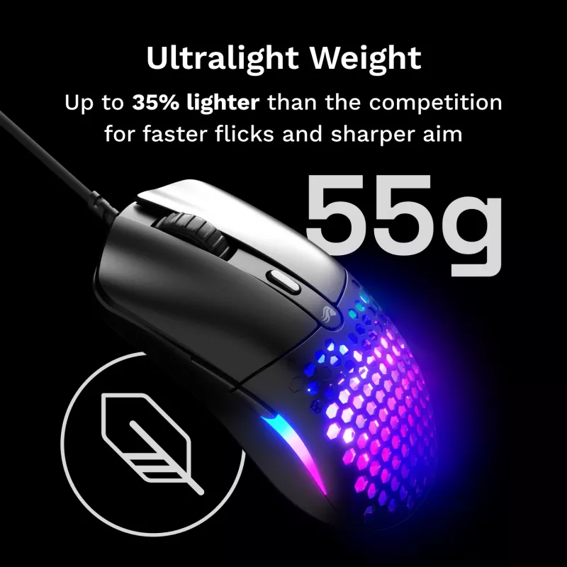 Glorious Gaming Model O Eternal muis rechtshandig USB Type-A optisch 12000 DPI
