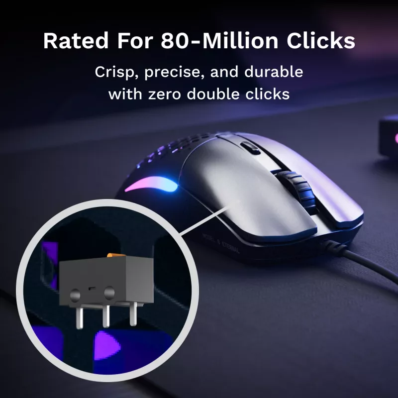 Glorious Gaming Model O Eternal muis rechtshandig USB Type-A optisch 12000 DPI