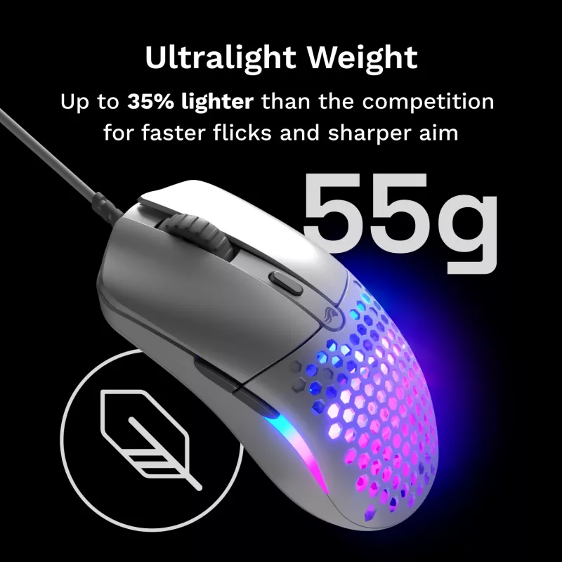 Glorious Gaming Model O Eternal muis rechtshandig USB Type-A optisch 12000 DPI