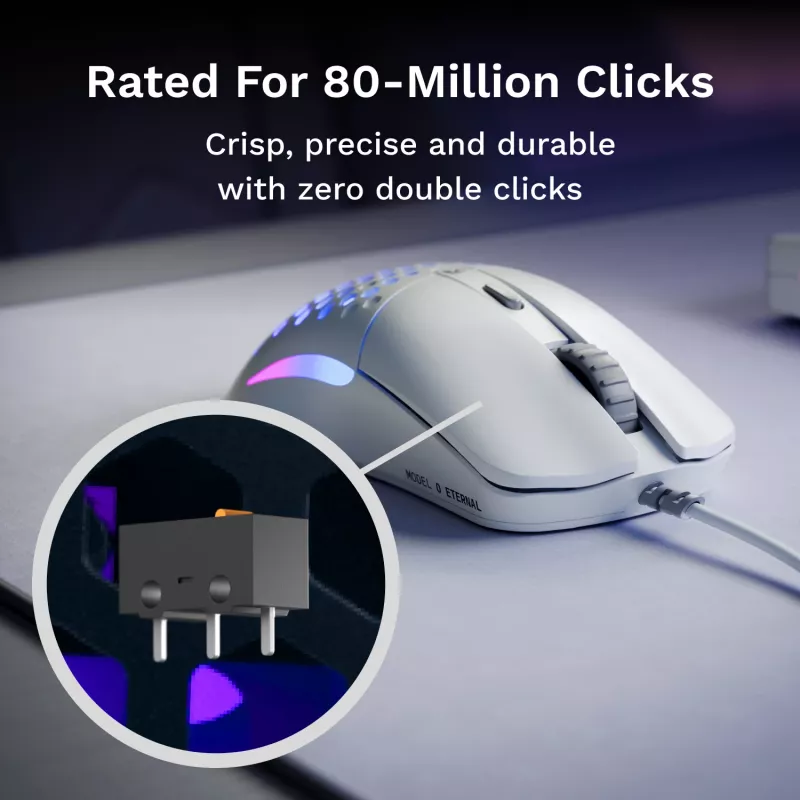Glorious Gaming Model O Eternal muis rechtshandig USB Type-A optisch 12000 DPI