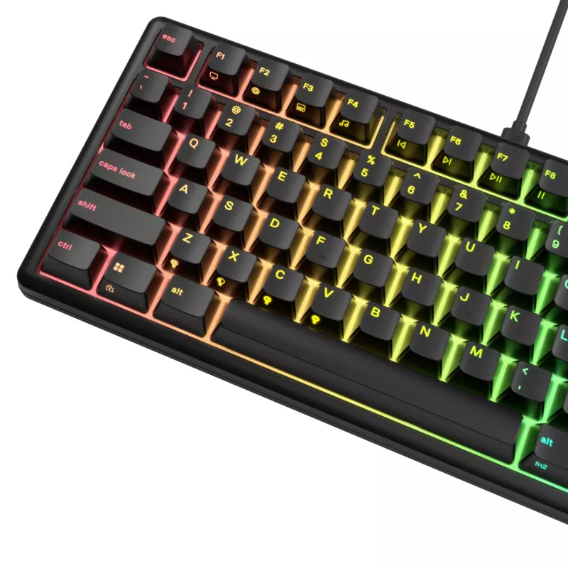 Glorious Gaming GMBK 75% toetsenbord USB QWERTY US-Engels zwart